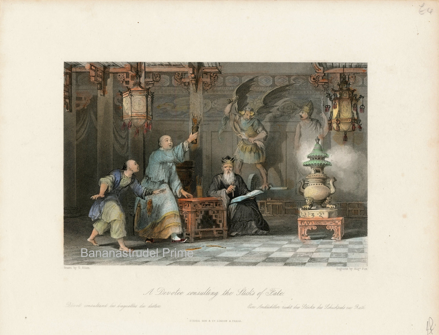 DIGITAL DOWNLOAD - The Sticks of Fate - From 1842 China Views