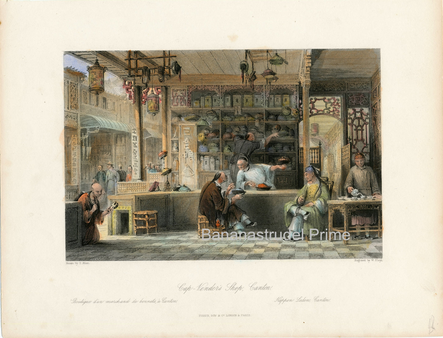 DIGITAL DOWNLOAD - A Cap Vendor in China - From 1842 China Views