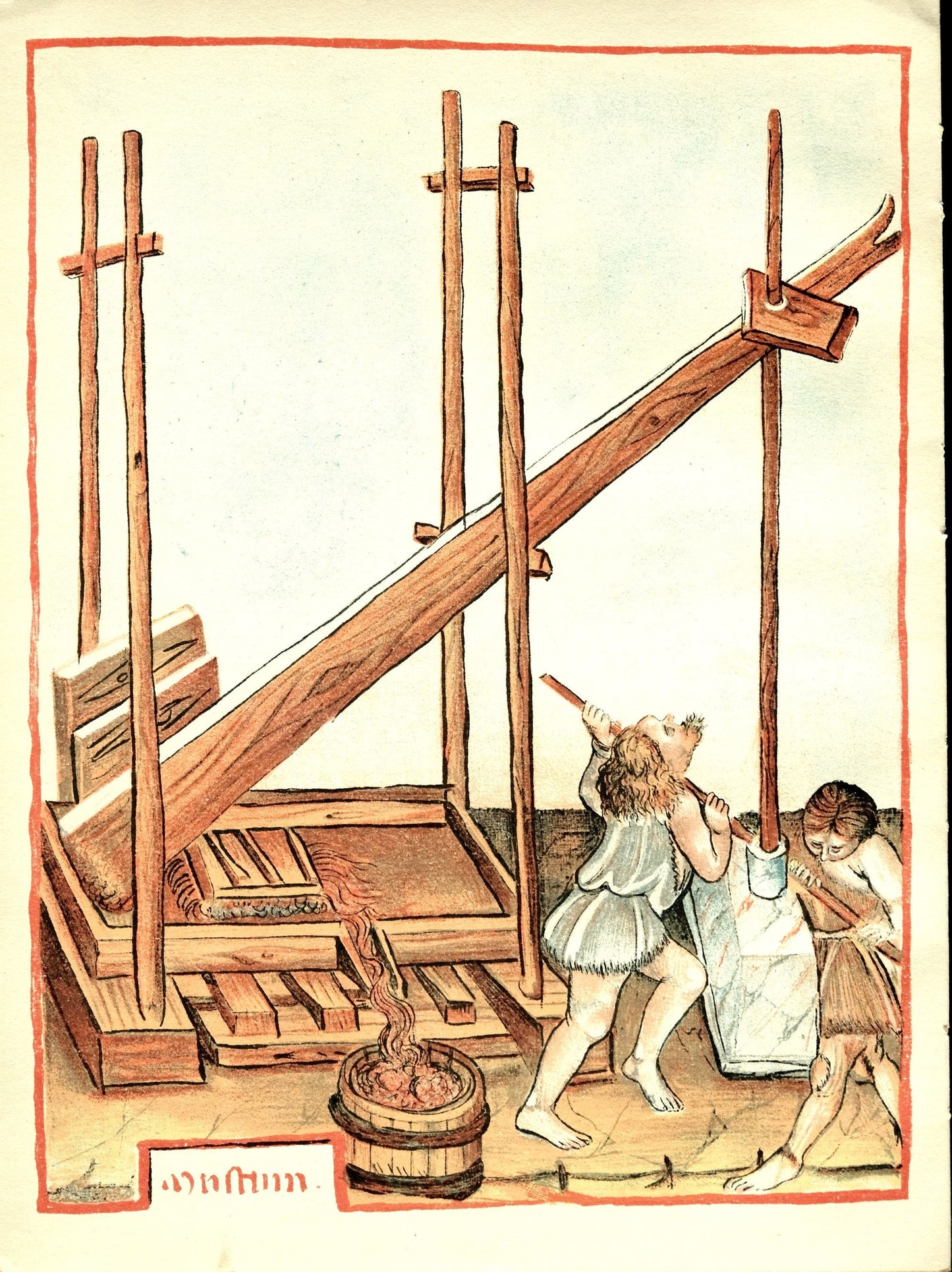 1939 Set of 8 Antique Prints from Verve - "The Book of Health" Tacuinum Sanitatis - Rare Limited Edition Print Original Colored Lithographs