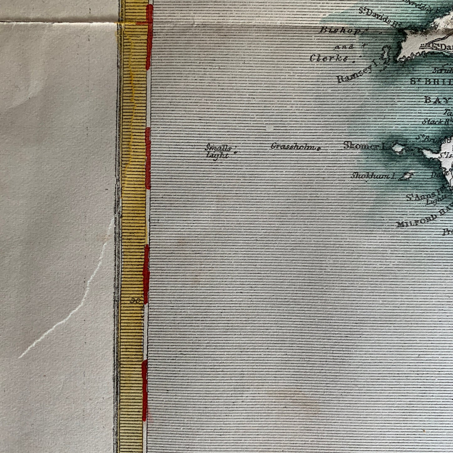 1858 Rare Wall Size Handcoloured Antique Map of England and Wales - Illustrated Times - Wall Decor - Very Large 30.5 inches x 36.25 inches